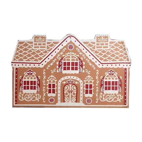 DERONA Christmas Doormats,Outdoor Gingerbread House Welcome Door Mats,Non Slip Floor Mats for Xmas Porch Entryway Indoor Outdoor Decor Floor Mats for House,16X24In