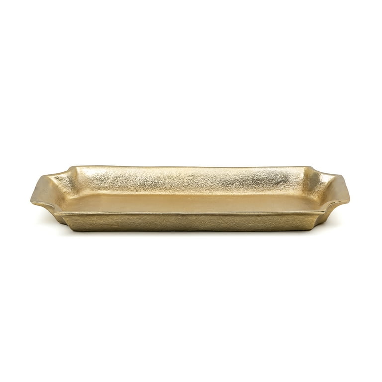 Better Homes & Gardens Gold Cast Metal Decorative Tray photo 1