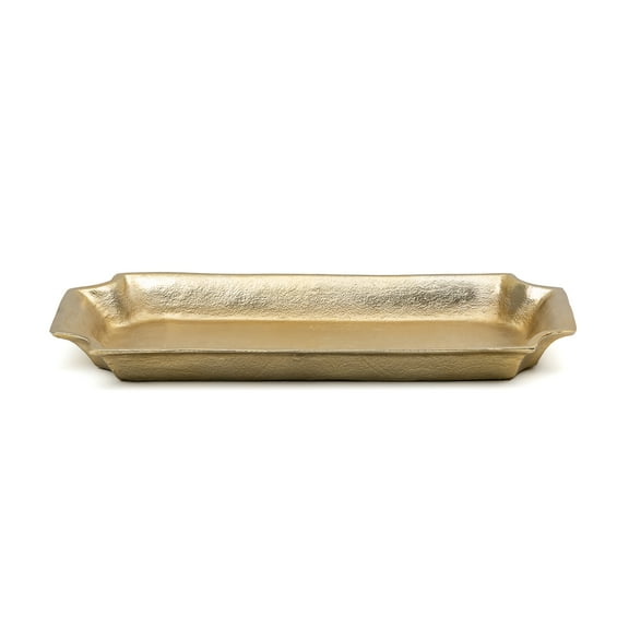 Better Homes & Gardens 17"x8" Gold Cast Metal Decorative Tray