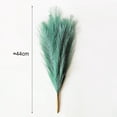 thumbnail image 6 of ZOELNIC Artificial Pampas Grass Decor Tall 17.7" Faux Bulrush Reed Grass Artificial Flowers for Vase Filler Flower Arrangement Living Room Wedding Boho Home Decor, 3PCS, 6 of 6