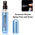 thumbnail image 2 of 4PCS Refillable Perfume Atomizer Bottle, Portable Travel Perfume Mini Spray Bottles, Cologne Dispenser Perfume Bottles, Portable Empty Perfume Spray Bottle for Travel, Perfume Container with Bag, 2 of 5