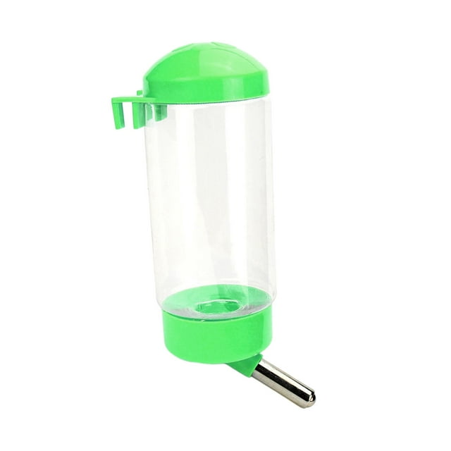 Hamster Water Bottle 400M Gerbil Water Feeder for Bunny Ferret Small Animals Green