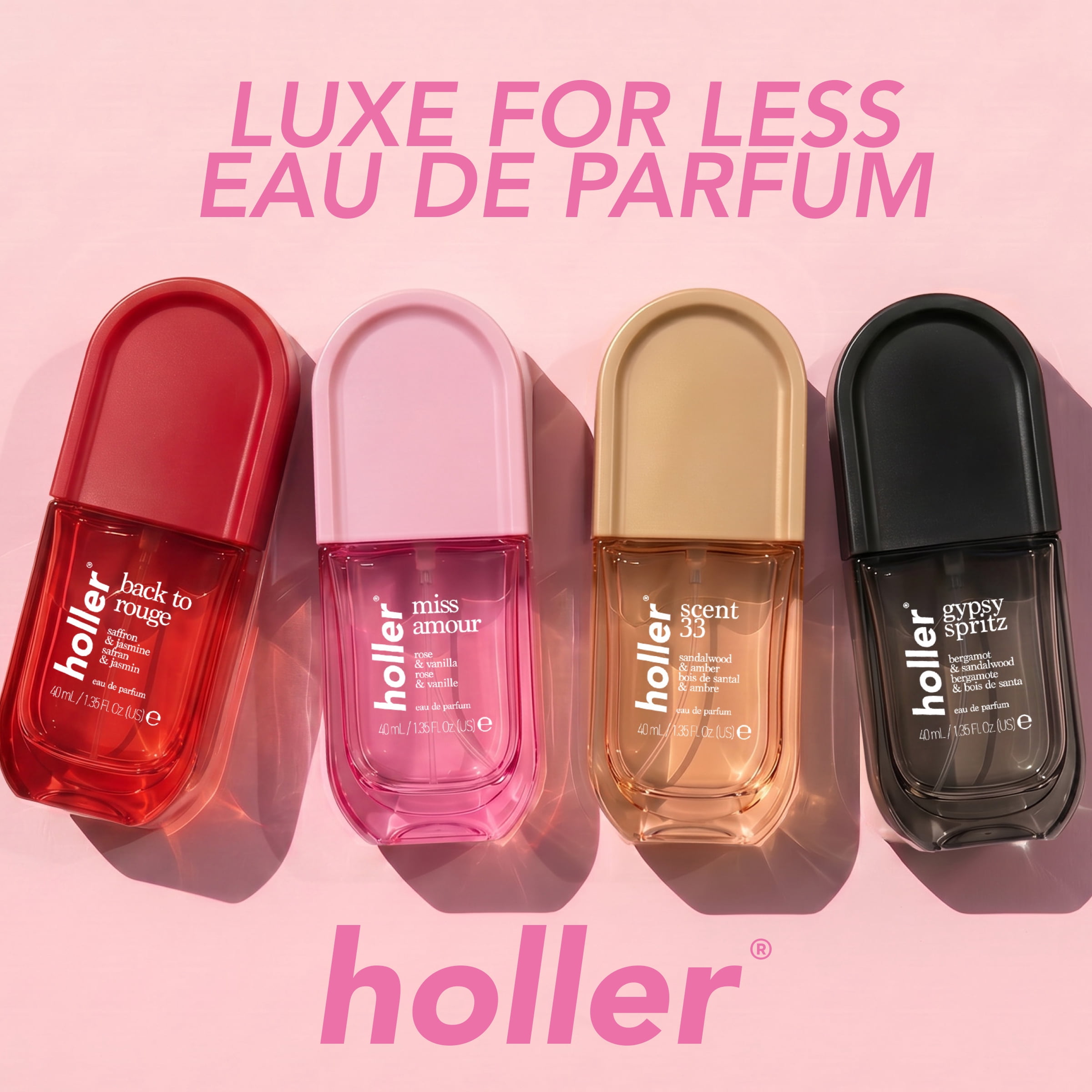 HOLLER Luxe Collective Inc. Scent 33 Sandalwood & Amber Eau De Parfum, 1.35 fl oz