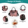 thumbnail image 3 of ALAZA Interest Geometric Illusion Insulated Lunch Bag Reusable Tote Box Adjustable Shoulder Strap for Work Picnic, 3 of 6