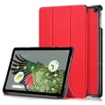 thumbnail image 1 of PANDACO Red Leather Folio Case Google Pixel Tablet (2023), 1 of 3