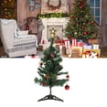 thumbnail image 3 of Árbol De Navidad De Mesa, Conjunto De árbol De Navidad De Escritorio, Luz LED De Adorno, Montaje De 19,7 Pulgadas Para El Hogar, 3 of 7