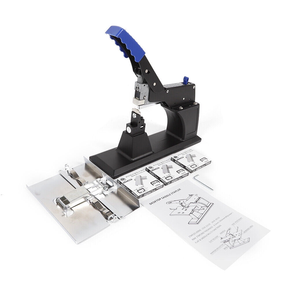 Manual Dual Flat and Saddle Stapler Stitcher Heavy Duty Binding Machine 6.5mm US