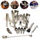 thumbnail image 3 of Juego de coctelera 13x Boston Martini Maker Mixer Bartender Acero inoxidable 800ml - kaili Sencillez, 3 of 5