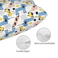 thumbnail image 3 of Kdxio Cotton Pillow Cases 16"x24" Pillowcases,Soft and Breathable Bedroom Pillow Cases-Poodle Dog, 3 of 8