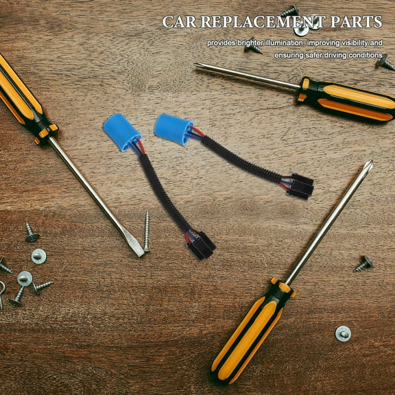 Raindrops 2pcs Headlight Conversion Cable Connector Adapter Car Headlight Conversion Cable 9007-11 to H4-21 for Headlight and Fog Lights Wiring Harness