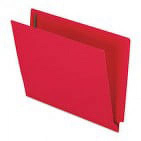 Pendaflex Reinforced End Tab Expansion Folder, Two Fasteners, Letter, Red, 50/Box
