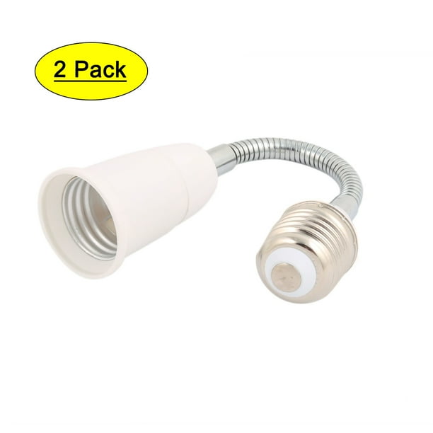 Unique Bargains E27 Light Lamp Bulb All Direction Extension Adapter