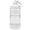 typeB, variant on Portable 3 Layer Clear Fitness Water Bottle Supplement Powder Storage Shaker Cup with Carabiner Hook for Gym Workout Travel Outdoor Sports Hydration