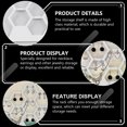 thumbnail image 2 of 1pc Wooden Jewelry Display Rack Jewelry Organizer Rack Earring Necklace Rack, 2 of 8