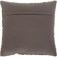 thumbnail image 2 of Surya Zander ZND-005 20x20" Square Rustic Leather Pillow Kit in Brown, 2 of 3