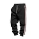 thumbnail image 3 of Ceisia Men Solid Color Loose Casual Pants Elastic Waist Drawstring Sports Gift Work Trousers, 3 of 9