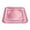 Pink, variant on Square Inflatable Floating Drink Tray – 23.6" Pool Ice Bar with Leakproof Design, Stable Serving Cooler for Summer Pool Parties, BBQs & Picnics, Portable Beverage Float with Drain Hole