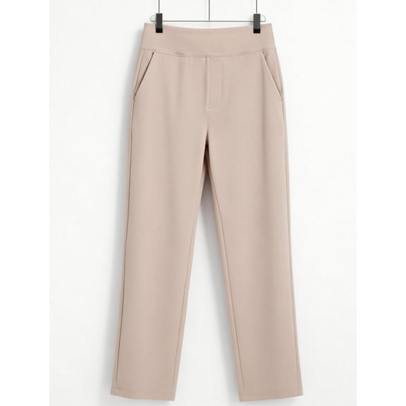 HongQid Yoga Pants Women High Waist Dress Work Pants with Pockets Straight Leg Business Casual Trousers