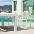 thumbnail image 3 of Compamia Air XL 5 Piece Extension Dining Set in White, 3 of 7