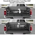 thumbnail image 4 of Ladcaser Truck Bed Extender with 55"-68" Adjustable Length, Universal Aluminum Retractable Tailgate Extender Hitch Mount, 4 of 8