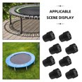 thumbnail image 3 of WEUVEB 8 Pcs Coussinets de Remplacement pour Trampoline Résistants à l'Usure Protecteurs Noirs pour Chaises, 3 of 8