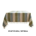 thumbnail image 3 of sruoe Tablecloth, Rectangle Tablecloths, Washable Foldable Modern Green Tablecloths, Table Cloth for Dining, Home, Party, Picnic, Polyester, 3 of 6