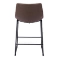 thumbnail image 5 of Smart Counter Stool Vintage Espresso Counter Stool, Transitional Style, Plush and durable faux leather fabric, Plywood, Indoor Bar, 5 of 5