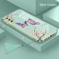 thumbnail image 3 of Funda Honor X8 5G X6 5G X8 4G 9X Pro X8A X5 8X MAX Cáscara de teléfono móvil de Sakura mariposa de borde recto, 3 of 3