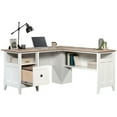 thumbnail image 6 of Pemberly Row Engineered Wood L-Shaped Computer Desk in Glacier White, 6 of 16