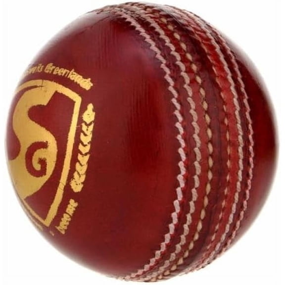 SG Cricket Shield 20 Premium Leather Ball (Red Color)