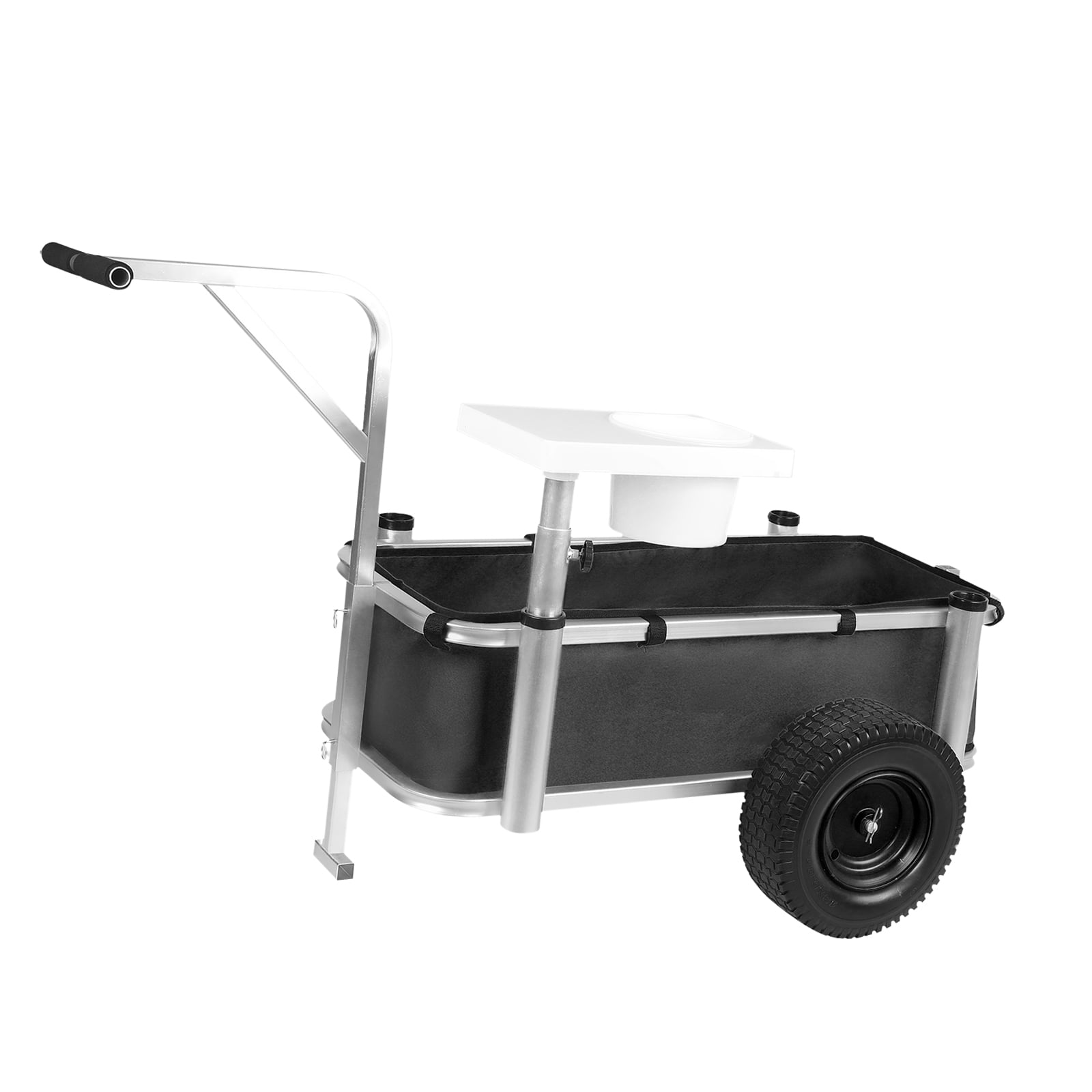 Beach Runner Fishing Cart Cooler Trolley Wagon Durable PVC Rod