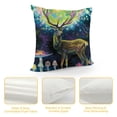 thumbnail image 4 of Orinice Deer Mushrooms Jellyfish Graphic Decorative Throw Pillow Cover for Home Couch Living Room Bed Sofa 22x22in, 4 of 5