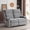 2 Seater Gray, variant on Chenille Reclining Couch, Manual Reclining Loveseat with Cup Holders, Wide Seat, Spill-Resistant Fabric, Easy Assembly, for Living Room/Apartment/RV Recliner Sofa