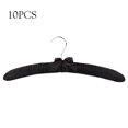 thumbnail image 1 of 10pcs Cloth Cover Hangers Soft Fabric Non-marking Sponge Hangers Children Adult Clothes Support, 1 of 5