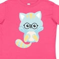thumbnail image 4 of Inktastic Blue Cat, Cute Cat, Little Cat, Kitten, Eyeglasses Boys Toddler T-Shirt, 4 of 5