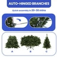 thumbnail image 5 of ModFusion 6ft Artificial Prelit Christmas Tree with Sturdy Base, 2 Color & 8 Light Modes, 5 of 10