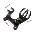 thumbnail image 3 of 2 juegos de adaptadores de soporte de freno, soportes de montaje para bicicleta, soportes de freno de disco de 20mm y 31,8mm, piezas de bicicleta (160mm) TUNC Sencillez, 3 of 5