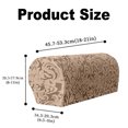thumbnail image 5 of Fundas de reposabrazos de sofá de jacquard, fundas de reposabrazos de sofá de punto suave europeo, fundas para sillón, protector de muebles, fundas para brazos de sofá reclinables, 2 piezas, 5 of 5