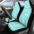 thumbnail image 3 of Uourmeti Seat Protectors Full Set Interior Decor Car Seat Covers Polyester Breathable Easy to Install, Fit for most Cars Truck Sedans, Colorful Leopard, 3 of 10