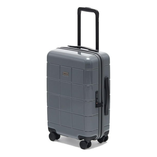 Maleta de Viaje Mappa Lite, Maleta Carry On 10kg y Mas, Maleta de Mano Ligera, Maleta Rígida y Lisa, Chica 20 gris