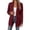 Wine, variant on VEKDONE Womens Heathered Knit Cardigan Shawl Collar Open Front Overcoat Relaxed Fit Ribbed Cuffs and Hem Jackets Fall Winter Fashion Clothing for Commuting