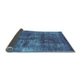thumbnail image 2 of Ahgly Company Indoor Round Oriental Light Blue Industrial Area Rugs, 5' Round, 2 of 4