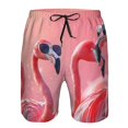thumbnail image 3 of Fotbe Cool Flamingos Sunglasses Scene Trajes de Baño Estampados para Hombre, Shorts de Verano de Secado Rápido, Ropa de Playa, Bañadores-3X-Large, 3 of 6
