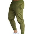 thumbnail image 2 of Rigardu pants for men Pants Active Fit Sweatpants Workout Casual Men's Slim Running Bodybuilding Men's pants men's pants Green + XXL, 2 of 4