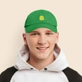 thumbnail image 6 of DALIX Pineapple Dad Hat Cotton Twill Baseball Cap Premium Stitched Kelly Green, 6 of 6
