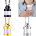 thumbnail image 2 of Elegant Pet Locket Necklace for Women Man Clear Locket for Ashes/Hair, 2 of 9