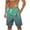 Mint Green, variant on Clearance Mens Shorts, Men Casual Fashion Print Shorts With Pockets Elastic Waist Beach Pants