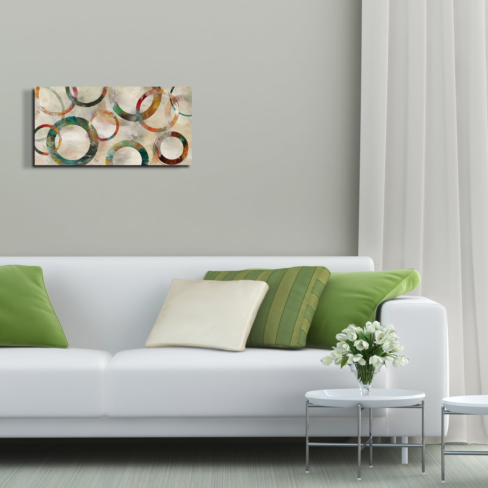Rings Galore by Nan Wrapped Canvas Art Painting Print
