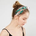 thumbnail image 3 of 6 Piezas Diademas De Lazo Anudadas Para Mujer Diademas De Turbante Para Mujer Diademas Anchas Para Mujer Diadema Con Nudo 6 Colores Cintillos De Pelo Para Mujeres, 3 of 4