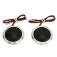thumbnail image 3 of Dome 2pcs 150W Dome Tweeter 2 Way System High Sensitivity Silver Black Dome Audio Tweeter for Car Audio Systems, 3 of 7